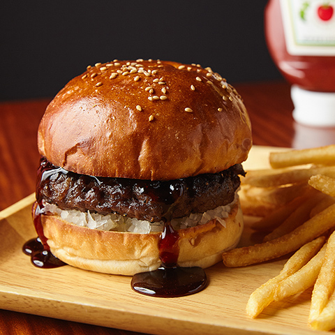 自家製テリヤキバーガー